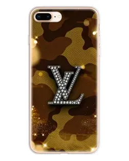 Чехол для iPhone 8 Plus с картинкой «Камуфляжный Louis Vuitton»