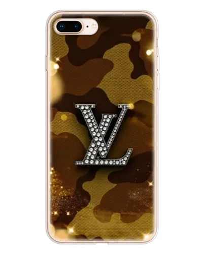 Чехол для iPhone 8 Plus с картинкой «Камуфляжный Louis Vuitton»