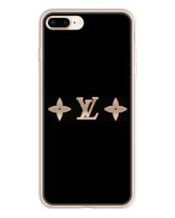 Чехол для iPhone 8 Plus с картинкой «Louis Vuitton — минимализм»