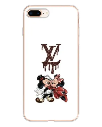 Чехол для iPhone 8 Plus с картинкой «LV и Микки Маус»