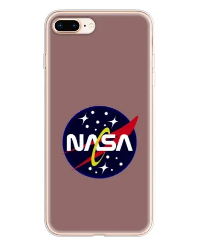 Чехол для iPhone 8 Plus с картинкой «NASA — ретро космос»