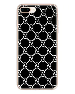 Чехол для iPhone 8 Plus с картинкой «Gucci — сетчатый паттерн»