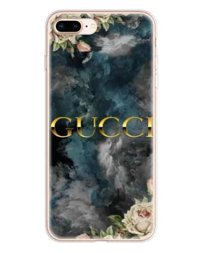 Чехол для iPhone 8 Plus с картинкой «Абстрактные цветы Gucci»
