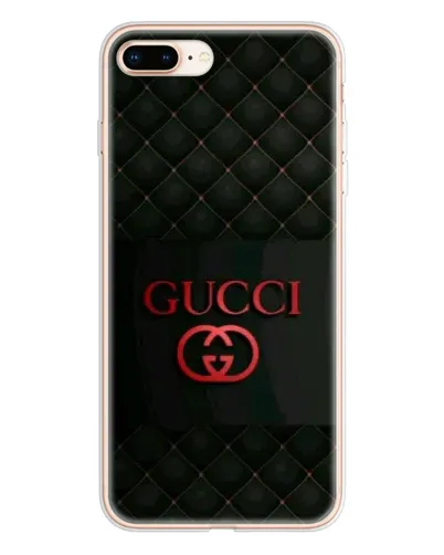 Чехол для iPhone 8 Plus с картинкой «Gucci — стеганый черный»
