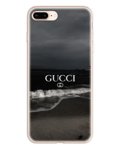 Чехол для iPhone 8 Plus с картинкой «Gucci — морской прибой»