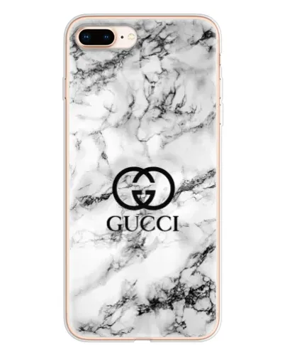 Чехол для iPhone 8 Plus с картинкой «Gucci — мраморный шик»