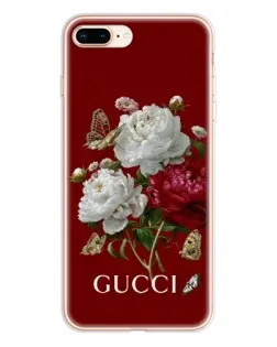 Чехол для iPhone 8 Plus с картинкой «Gucci —  сад»