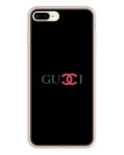 Чехол для iPhone 8 Plus с картинкой «Gucci — красный градиент»