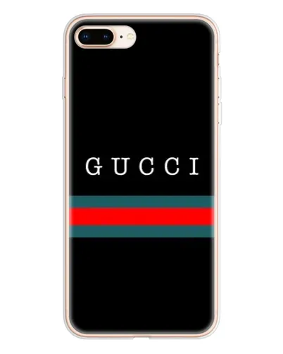 Чехол для iPhone 8 Plus с картинкой «Gucci — красный пояс»