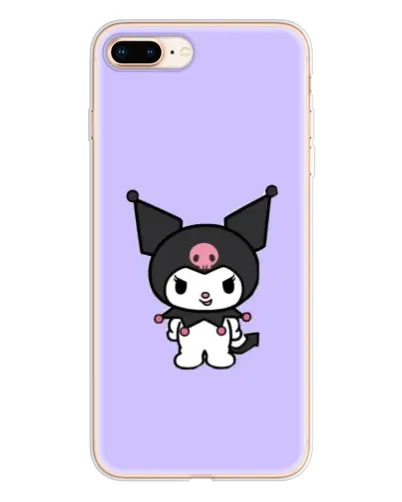 Чехол для iPhone 8 Plus с картинкой «Kuromi — нежный фиолетовый»
