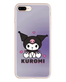 Чехол для iPhone 8 Plus с картинкой «Kuromi — фиолетовый арт» Чехол для iPhone 8 Plus с картинкой «Kuromi — фиолетовый арт»