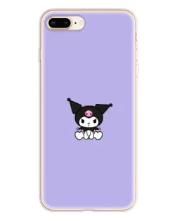 Чехол для iPhone 8 Plus с картинкой «Kuromi — фиолетовый минимализм» Чехол для iPhone 8 Plus с картинкой «Kuromi — фиолетовый минимализм»