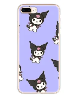 Чехол для iPhone 8 Plus с картинкой «Паттерн с Kuromi» Чехол для iPhone 8 Plus с картинкой «Паттерн с Kuromi»