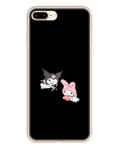 Чехол для iPhone 8 Plus с картинкой «My Melody и Kuromi»