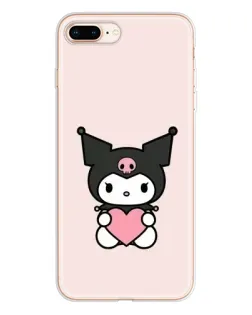 Чехол для iPhone 8 Plus с картинкой «Kuromi и сердце» Чехол для iPhone 8 Plus с картинкой «Kuromi и сердце»
