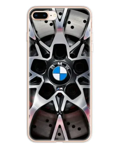 Чехол для iPhone 8 Plus с картинкой «BMW — деталь диска»