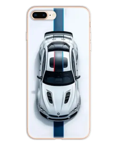 Чехол для iPhone 8 Plus с картинкой «Вид сверху — BMW M»