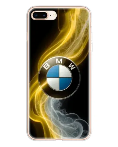 Чехол для iPhone 8 Plus с картинкой «Золотистый дым BMW»