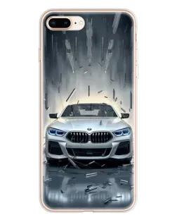 Чохол для iPhone 8 Plus з картинкою «BMW у світлі фар» Чохол для iPhone 8 Plus з картинкою «BMW у світлі фар»