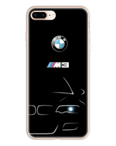 Чехол для iPhone 8 Plus с картинкой «Минималистичный принт BMW M3»