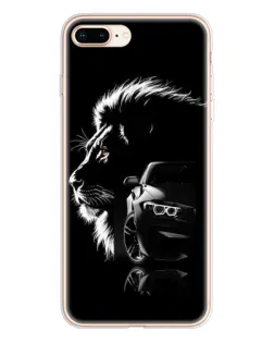 Чохол для iPhone 8 Plus з картинкою «BMW та лев» Чохол для iPhone 8 Plus з картинкою «BMW та лев»