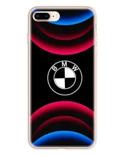 Чохол для iPhone 8 Plus з картинкою «Логотип BMW та неонові дуги» Чохол для iPhone 8 Plus з картинкою «Логотип BMW та неонові дуги»