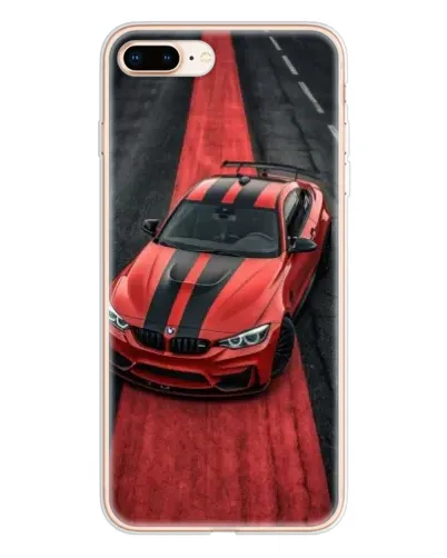 Чехол для iPhone 8 Plus с картинкой «BMW на красной дорожке»