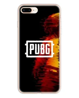 Чехол для iPhone 8 Plus с картинкой «Яркий логотип PUBG»