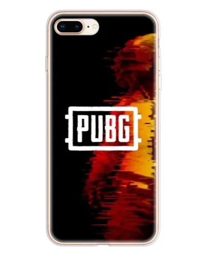 Чехол для iPhone 8 Plus с картинкой «Яркий логотип PUBG»