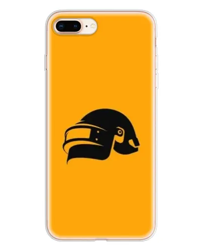 Чехол для iPhone 8 Plus с картинкой «PUBG — золотой шлем»