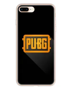 Чехол для iPhone 8 Plus с картинкой «PUBG — рамка лого»