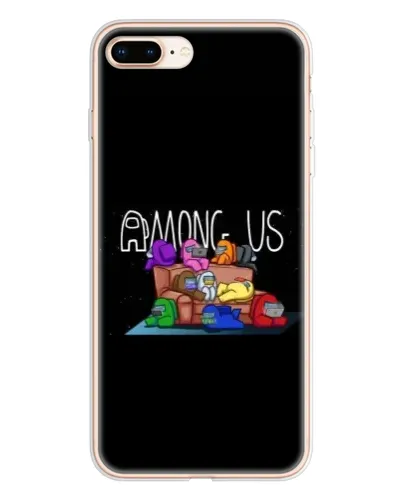 Чехол для iPhone 8 Plus с картинкой «Логотип Among Us» Чехол для iPhone 8 Plus с картинкой «Логотип Among Us»