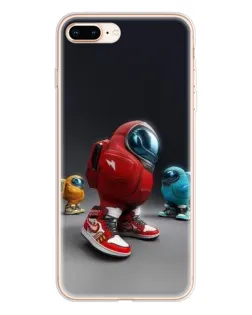 Чехол для iPhone 8 Plus с картинкой «Among Us — 3D стиль»