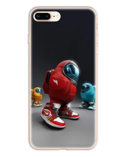 Чехол для iPhone 8 Plus с картинкой «Among Us — 3D стиль» Чехол для iPhone 8 Plus с картинкой «Among Us — 3D стиль»
