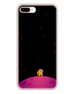 Чехол для iPhone 8 Plus с картинкой «Одинокий герой на планете»