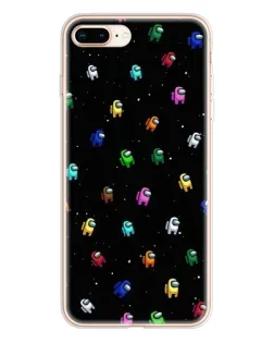 Чехол для iPhone 8 Plus с картинкой «Экипаж Among Us»