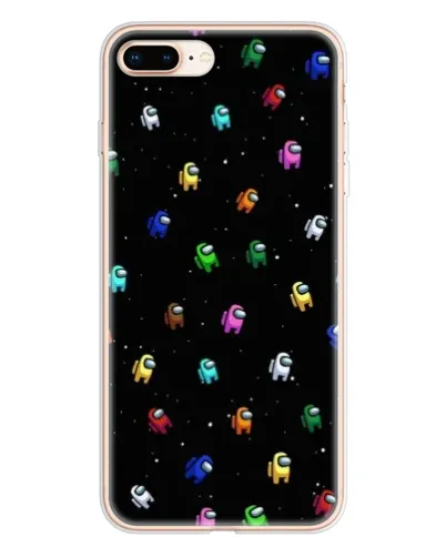 Чехол для iPhone 8 Plus с картинкой «Экипаж Among Us» Чехол для iPhone 8 Plus с картинкой «Экипаж Among Us»
