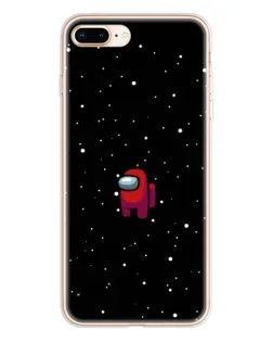 Чехол для iPhone 8 Plus с картинкой «Красный Among Us»