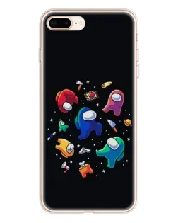 Чехол для iPhone 8 Plus с картинкой «Among Us космос»