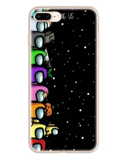 Чехол для iPhone 8 Plus с картинкой «Команда Among Us»