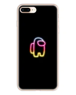 Чехол для iPhone 8 Plus с картинкой «Among Us градиент»
