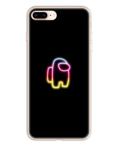 Чехол для iPhone 8 Plus с картинкой «Among Us градиент» Чехол для iPhone 8 Plus с картинкой «Among Us градиент»