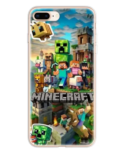 Чехол для iPhone 8 Plus с картинкой «Замок Minecraft» Чехол для iPhone 8 Plus с картинкой «Замок Minecraft»
