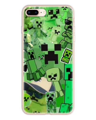 Чехол для iPhone 8 Plus с картинкой «Криперы Minecraft» Чехол для iPhone 8 Plus с картинкой «Криперы Minecraft»