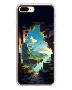 Чехол для iPhone 8 Plus с картинкой «Вид из пещеры»