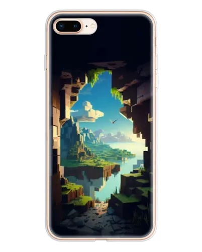 Чехол для iPhone 8 Plus с картинкой «Вид из пещеры» Чехол для iPhone 8 Plus с картинкой «Вид из пещеры»