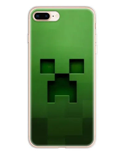 Чехол для iPhone 8 Plus с картинкой «Крипер микро-дизайн» Чехол для iPhone 8 Plus с картинкой «Крипер микро-дизайн»