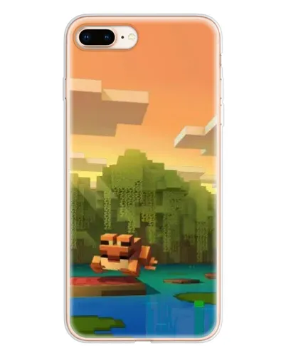 Чехол для iPhone 8 Plus с картинкой «Майнкрафт закат солнца» Чехол для iPhone 8 Plus с картинкой «Майнкрафт закат солнца»