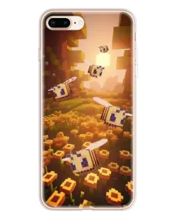 Чехол для iPhone 8 Plus с картинкой «Поле подсолнухов»