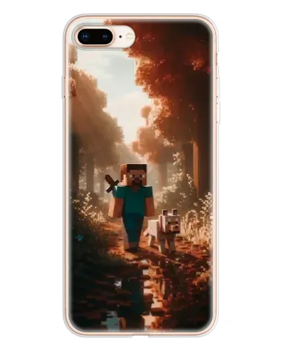 Чехол для iPhone 8 Plus с картинкой «Стив в лесу» Чехол для iPhone 8 Plus с картинкой «Стив в лесу»